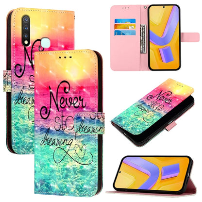 3D Painting Horizontal Flip Leather Phone Case, For vivo Y19 / U3 / Y5s / Z5i / U20, For vivo Y17 / Y15 / Y12 / Y11, For vivo Y27 4G Global