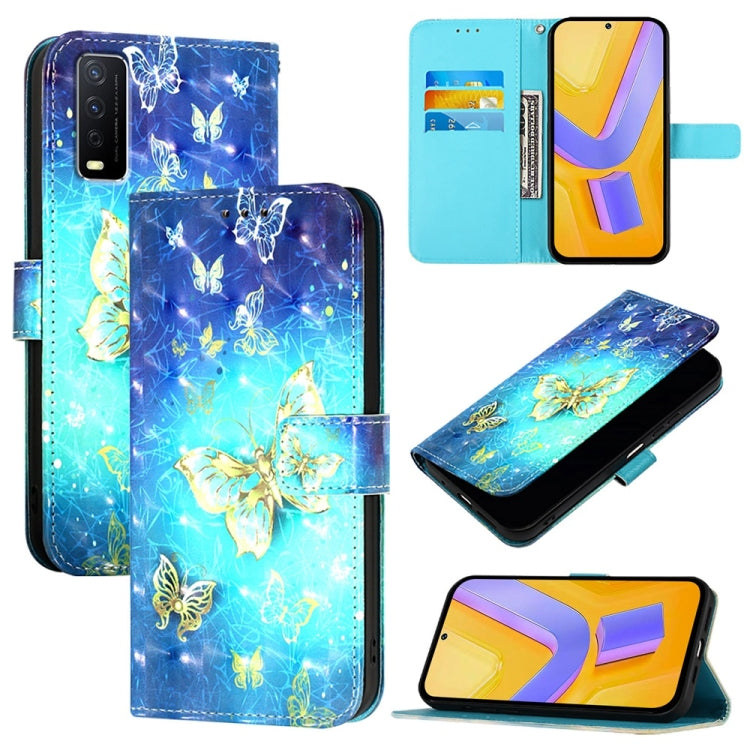 3D Painting Horizontal Flip Leather Phone Case, For vivo Y20 / Y20a / Y20g / Y20i / Y20s, For vivo Y70S, For vivo Y30 4G Global