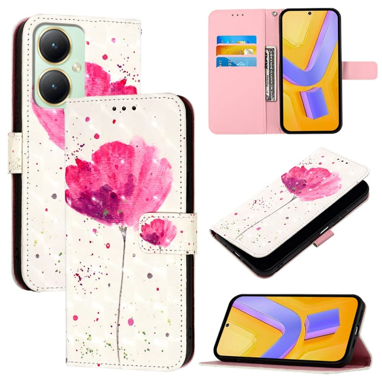 3D Painting Horizontal Flip Leather Phone Case, For vivo Y19 / U3 / Y5s / Z5i / U20, For vivo Y17 / Y15 / Y12 / Y11, For vivo Y27 4G Global