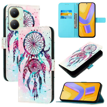 3D Painting Horizontal Flip Leather Phone Case, For vivo Y19 / U3 / Y5s / Z5i / U20, For vivo Y17 / Y15 / Y12 / Y11, For vivo Y27 4G Global