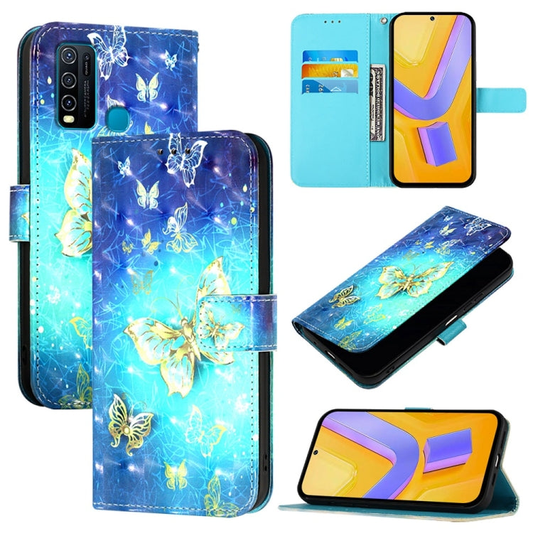 3D Painting Horizontal Flip Leather Phone Case, For vivo Y20 / Y20a / Y20g / Y20i / Y20s, For vivo Y70S, For vivo Y30 4G Global