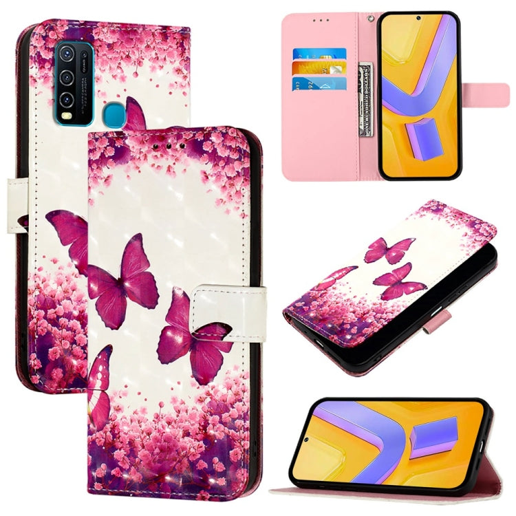 3D Painting Horizontal Flip Leather Phone Case, For vivo Y20 / Y20a / Y20g / Y20i / Y20s, For vivo Y70S, For vivo Y30 4G Global