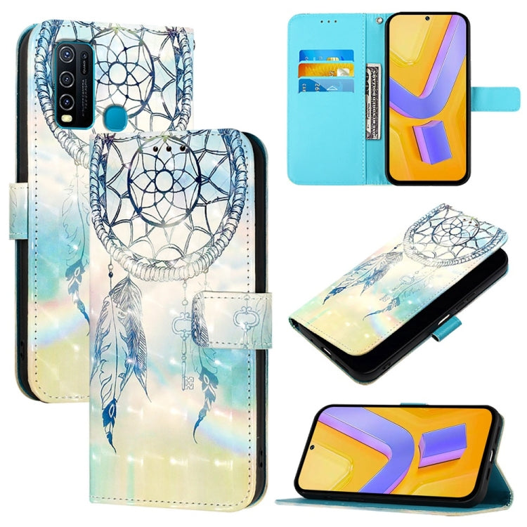 3D Painting Horizontal Flip Leather Phone Case, For vivo Y20 / Y20a / Y20g / Y20i / Y20s, For vivo Y70S, For vivo Y30 4G Global