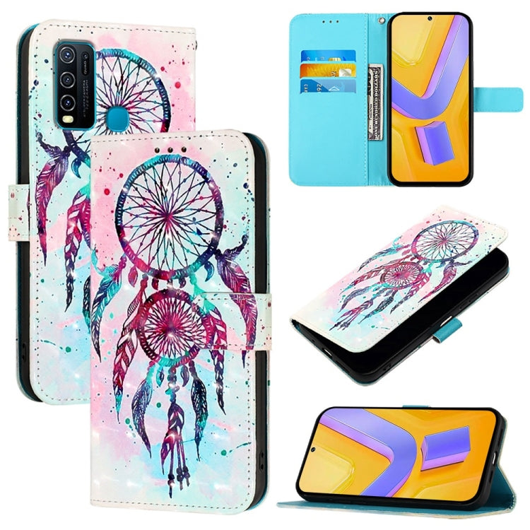 3D Painting Horizontal Flip Leather Phone Case, For vivo Y20 / Y20a / Y20g / Y20i / Y20s, For vivo Y70S, For vivo Y30 4G Global