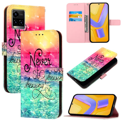 3D Painting Horizontal Flip Leather Phone Case, For vivo Y77 5G Global, For vivo S10e 5G / V23e 4G / 5G / Y75 4G, For vivo Y33s 4G Global / Y21 / Y21s / Y21t