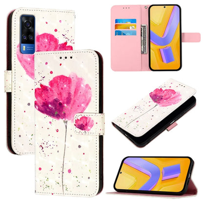 3D Painting Horizontal Flip Leather Phone Case, For vivo Y76 5G, For vivo Y51 2020 India / Y51a 2021 / Y53s 4G, For vivo Y52s / iQOO U3 / Y31s 5G