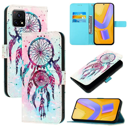 3D Painting Horizontal Flip Leather Phone Case, For vivo Y76 5G, For vivo Y51 2020 India / Y51a 2021 / Y53s 4G, For vivo Y52s / iQOO U3 / Y31s 5G