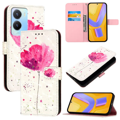 3D Painting Horizontal Flip Leather Phone Case, For vivo Y78 Global / Y78+ Global / V29 Lite, For vivo Y56 / Y16 / Y02s Global, For vivo Y100 5G Global