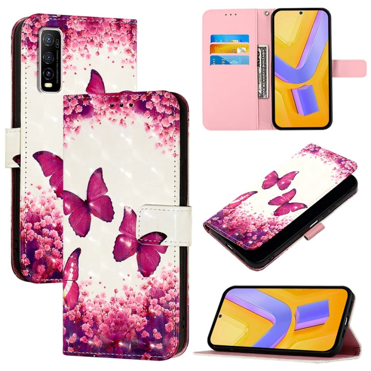 3D Painting Horizontal Flip Leather Phone Case, For vivo Y20 / Y20a / Y20g / Y20i / Y20s, For vivo Y70S, For vivo Y30 4G Global