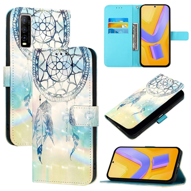3D Painting Horizontal Flip Leather Phone Case, For vivo Y20 / Y20a / Y20g / Y20i / Y20s, For vivo Y70S, For vivo Y30 4G Global