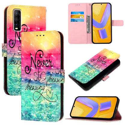 3D Painting Horizontal Flip Leather Phone Case, For vivo Y20 / Y20a / Y20g / Y20i / Y20s, For vivo Y70S, For vivo Y30 4G Global