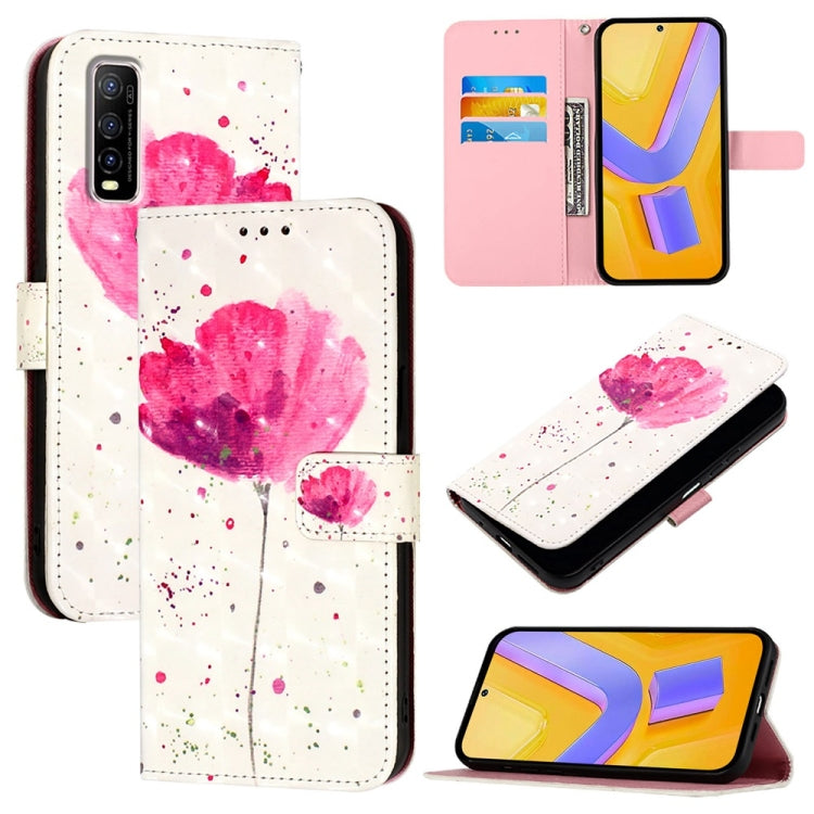 3D Painting Horizontal Flip Leather Phone Case, For vivo Y20 / Y20a / Y20g / Y20i / Y20s, For vivo Y70S, For vivo Y30 4G Global