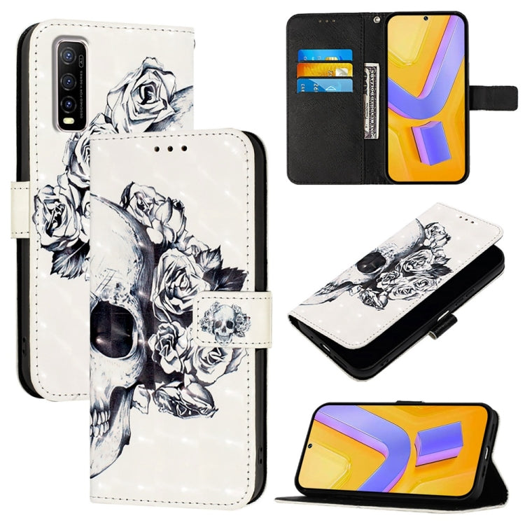 3D Painting Horizontal Flip Leather Phone Case, For vivo Y20 / Y20a / Y20g / Y20i / Y20s, For vivo Y70S, For vivo Y30 4G Global