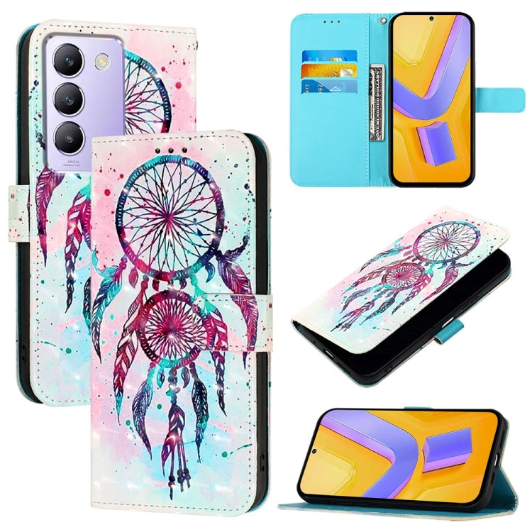 3D Painting Horizontal Flip Leather Phone Case, For vivo Y100 5G IDN / Y200e 5G Global, For vivo V30 5G Global / V30 Pro 5G Global, For vivo V29e / Y200 / V30 Lite 5G Global