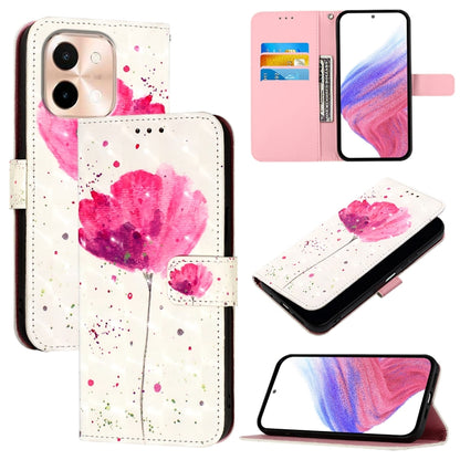 3D Painting Horizontal Flip Leather Phone Case, For vivo S19 Pro, For vivo S19, For vivo Y28 4G