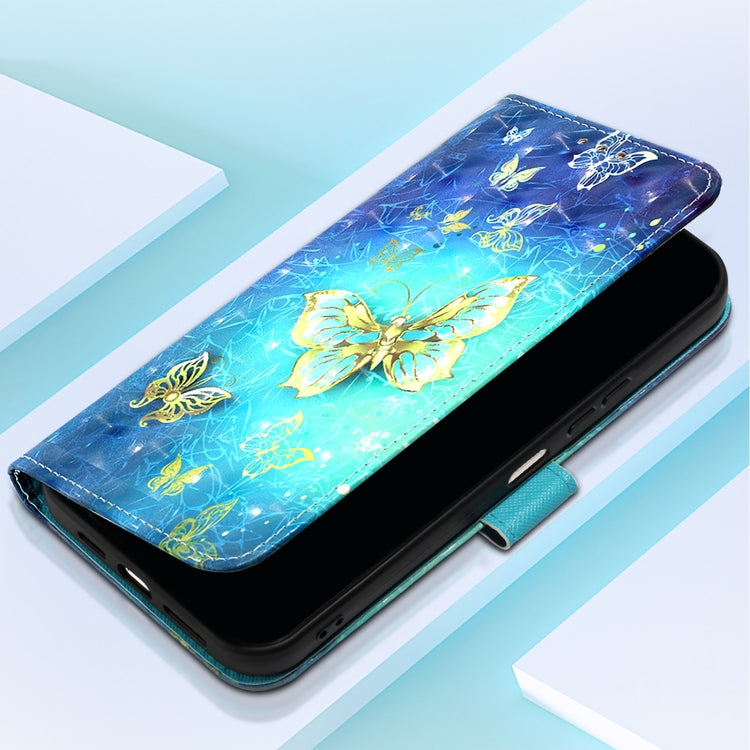 3D Painting Horizontal Flip Leather Phone Case, For vivo V40e 5G India, For vivo Y300 Pro, For vivo iQOO Z9s Pro 5G India