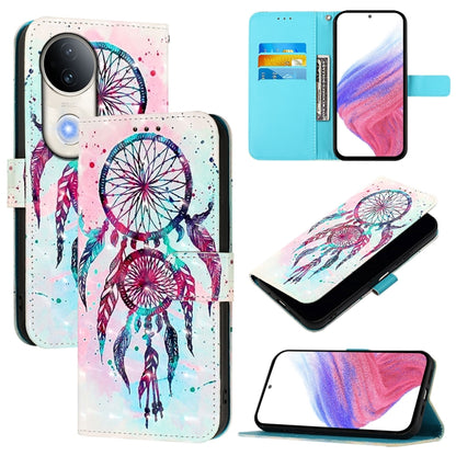 3D Painting Horizontal Flip Leather Phone Case, For vivo S20, For vivo S20 Pro, For vivo V40 Lite 5G IDN