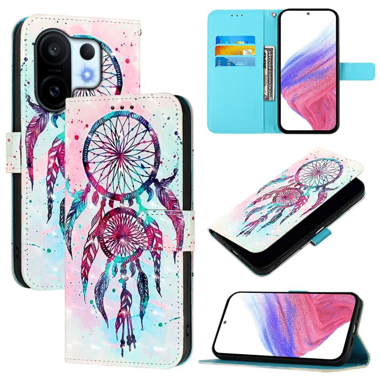 3D Painting Horizontal Flip Leather Phone Case, For vivo X300, For vivo S30 Pro mini, For vivo S30