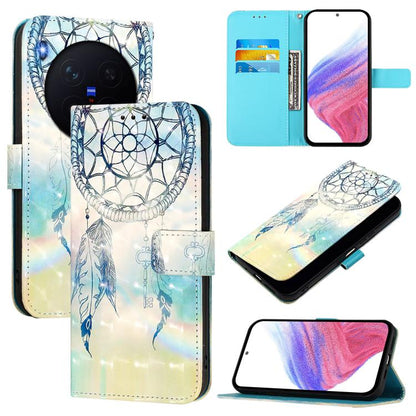 3D Painting Horizontal Flip Leather Phone Case, For vivo X300, For vivo S30 Pro mini, For vivo S30