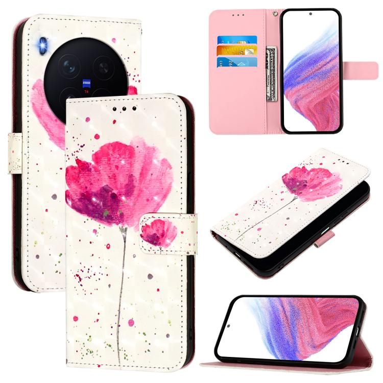 3D Painting Horizontal Flip Leather Phone Case, For vivo X300, For vivo S30 Pro mini, For vivo S30