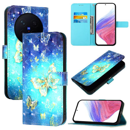 3D Painting Horizontal Flip Leather Phone Case, For vivo V70 FE 5G, For vivo X300 Ultra 5G, For vivo X300 Pro