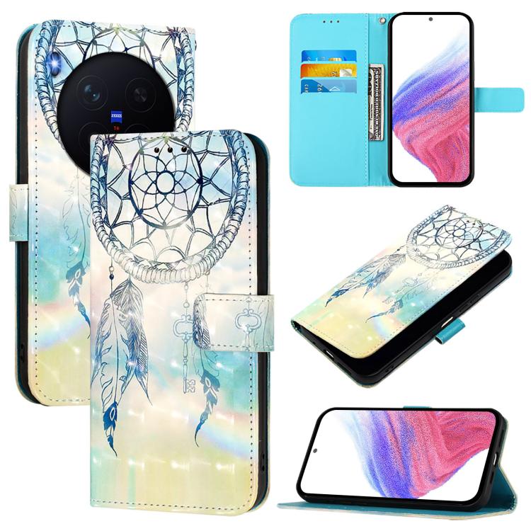 3D Painting Horizontal Flip Leather Phone Case, For vivo V70 FE 5G, For vivo X300 Ultra 5G, For vivo X300 Pro
