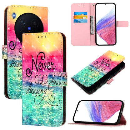 3D Painting Horizontal Flip Leather Phone Case, For vivo V70 FE 5G, For vivo X300 Ultra 5G, For vivo X300 Pro