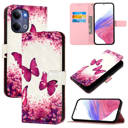 3D Painting Horizontal Flip Leather Phone Case, For vivo X300 FE 5G Russia / Zeiss, For vivo X300s 5G, For vivo Y21 5G 2026 / Y05 4G