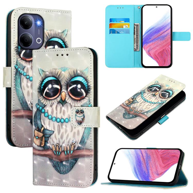 3D Painting Horizontal Flip Leather Phone Case, For vivo X300 FE 5G Russia / Zeiss, For vivo X300s 5G, For vivo Y21 5G 2026 / Y05 4G