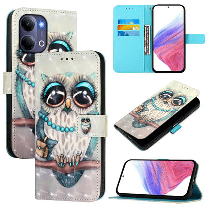 3D Painting Horizontal Flip Leather Phone Case, For vivo X300 FE 5G Russia / Zeiss, For vivo X300s 5G, For vivo Y21 5G 2026 / Y05 4G