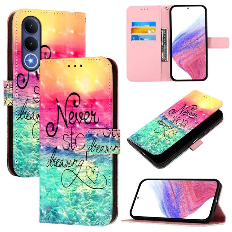 3D Painting Horizontal Flip Leather Phone Case, For vivo V70 FE 5G, For vivo X300 Ultra 5G, For vivo X300 Pro