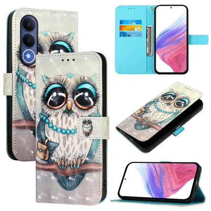 3D Painting Horizontal Flip Leather Phone Case, For vivo V70 FE 5G, For vivo X300 Ultra 5G, For vivo X300 Pro