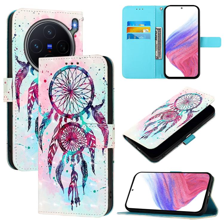 3D Painting Horizontal Flip Leather Phone Case, For vivo X300 FE 5G Russia / Zeiss, For vivo X300s 5G, For vivo Y21 5G 2026 / Y05 4G
