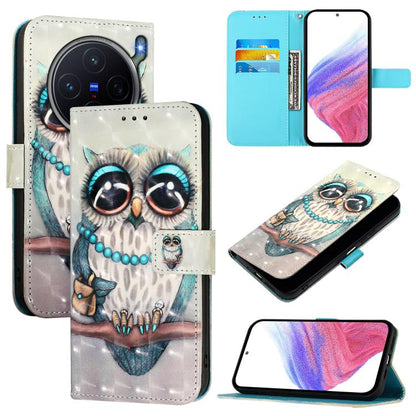 3D Painting Horizontal Flip Leather Phone Case, For vivo X300 FE 5G Russia / Zeiss, For vivo X300s 5G, For vivo Y21 5G 2026 / Y05 4G