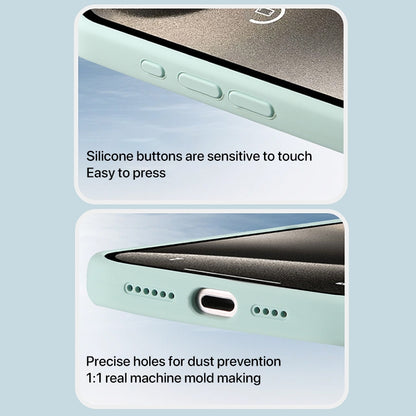 Liquid Silicone MagSafe Full Coverage Phone Case with Lens Film, For iPhone 15 Pro, For iPhone 15 Plus, For iPhone 15, For iPhone 14 Apple Accessories engliq4648 iPhone 15 Pro - APEXEL INDIA - Mobile Lens - Mobile Camera Lens - Cellphone Accessories - Phone Lens - Smartphone Lens