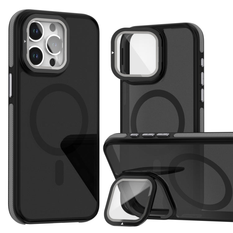 Magsafe Dual-Color Skin Feel Lens Film Phone Case with Lens Fold Holder, For iPhone 16 Pro Max, For iPhone 16 Pro, For iPhone 16 Plus, For iPhone 16 Apple Accessories engmag4673 iPhone 16 Pro Max - APEXEL INDIA - Mobile Lens - Mobile Camera Lens - Cellphone Accessories - Phone Lens - Smartphone Lens