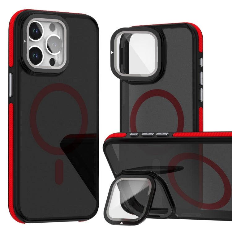 Magsafe Dual-Color Skin Feel Lens Film Phone Case with Lens Fold Holder, For iPhone 16 Pro Max, For iPhone 16 Pro, For iPhone 16 Plus, For iPhone 16 Apple Accessories engmag4673 iPhone 16 Pro Max - APEXEL INDIA - Mobile Lens - Mobile Camera Lens - Cellphone Accessories - Phone Lens - Smartphone Lens