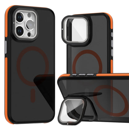 Magsafe Dual-Color Skin Feel Lens Film Phone Case with Lens Fold Holder, For iPhone 16 Pro Max, For iPhone 16 Pro, For iPhone 16 Plus, For iPhone 16 Apple Accessories engmag4673 iPhone 16 Pro Max - APEXEL INDIA - Mobile Lens - Mobile Camera Lens - Cellphone Accessories - Phone Lens - Smartphone Lens