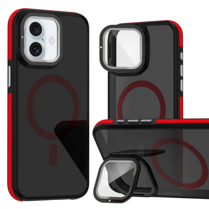 Magsafe Dual-Color Skin Feel Lens Film Phone Case with Lens Fold Holder, For iPhone 16 Pro Max, For iPhone 16 Pro, For iPhone 16 Plus, For iPhone 16 Apple Accessories engmag4673 iPhone 16 Pro Max - APEXEL INDIA - Mobile Lens - Mobile Camera Lens - Cellphone Accessories - Phone Lens - Smartphone Lens
