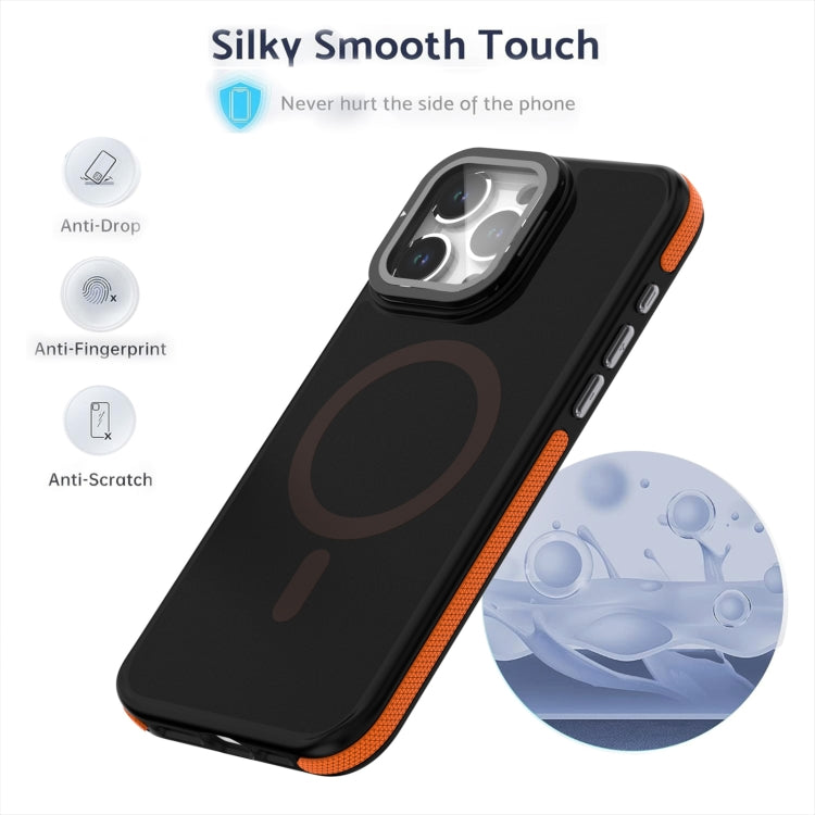 Magsafe Dual-Color Skin Feel Lens Film Phone Case with Lens Fold Holder, For iPhone 16 Pro Max, For iPhone 16 Pro, For iPhone 16 Plus, For iPhone 16 Apple Accessories engmag4673 iPhone 16 Pro Max - APEXEL INDIA - Mobile Lens - Mobile Camera Lens - Cellphone Accessories - Phone Lens - Smartphone Lens