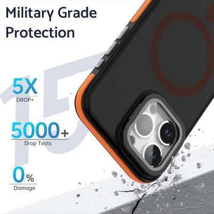 Magsafe Dual-Color Skin Feel Lens Film Phone Case with Lens Fold Holder, For iPhone 16 Pro Max, For iPhone 16 Pro, For iPhone 16 Plus, For iPhone 16 Apple Accessories engmag4673 iPhone 16 Pro Max - APEXEL INDIA - Mobile Lens - Mobile Camera Lens - Cellphone Accessories - Phone Lens - Smartphone Lens