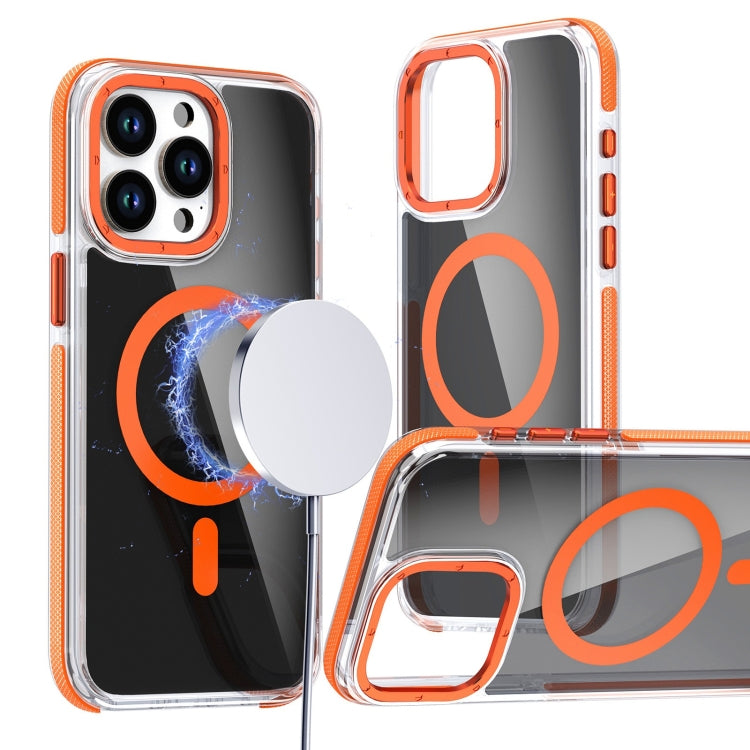 Magsafe Dual-Color Transparent Black Full Coverage Phone Case, For iPhone 16 Pro Max, For iPhone 16 Pro, For iPhone 16 Plus, For iPhone 16 Apple Accessories engmag4672 iPhone 16 Pro Max - APEXEL INDIA - Mobile Lens - Mobile Camera Lens - Cellphone Accessories - Phone Lens - Smartphone Lens