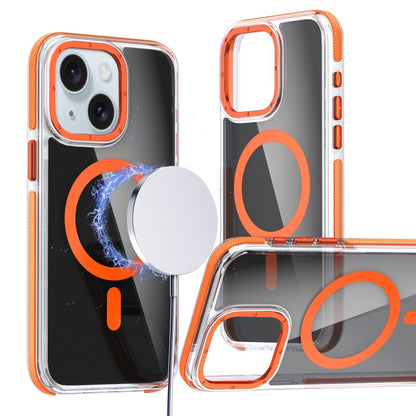 Magsafe Dual-Color Transparent Black Full Coverage Phone Case, For iPhone 15 Pro Max, For iPhone 15 Pro, For iPhone 15 Plus, For iPhone 15 Apple Accessories engmag4653 iPhone 15 Pro Max - APEXEL INDIA - Mobile Lens - Mobile Camera Lens - Cellphone Accessories - Phone Lens - Smartphone Lens