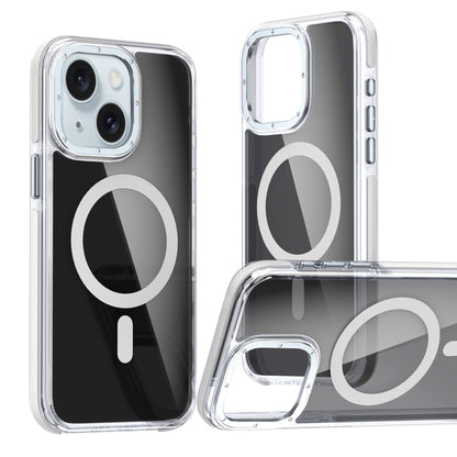 Magsafe Dual-Color Transparent Black Full Coverage Phone Case, For iPhone 15 Pro Max, For iPhone 15 Pro, For iPhone 15 Plus, For iPhone 15 Apple Accessories engmag4653 iPhone 15 Pro Max - APEXEL INDIA - Mobile Lens - Mobile Camera Lens - Cellphone Accessories - Phone Lens - Smartphone Lens