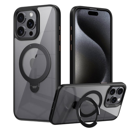 Transparent MagSafe Magnetic Rotating Ring Holder Phone Case, For iPhone 16 Pro Max, For iPhone 16 Pro, For iPhone 16 Plus, For iPhone 16, For iPhone 15 Pro Max, For iPhone 15 Pro Apple Accessories engtra4662 iPhone 16 Pro Max - APEXEL INDIA - Mobile Lens - Mobile Camera Lens - Cellphone Accessories - Phone Lens - Smartphone Lens