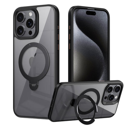 Transparent MagSafe Magnetic Rotating Ring Holder Phone Case, For iPhone 16 Pro Max, For iPhone 16 Pro, For iPhone 16 Plus, For iPhone 16, For iPhone 15 Pro Max, For iPhone 15 Pro Apple Accessories engtra4662 iPhone 16 Pro Max - APEXEL INDIA - Mobile Lens - Mobile Camera Lens - Cellphone Accessories - Phone Lens - Smartphone Lens