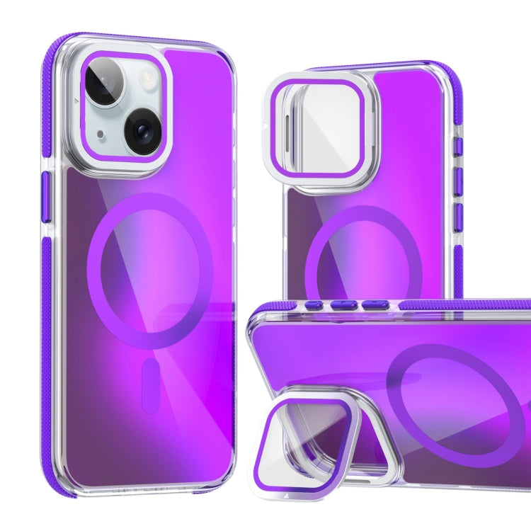 MagSafe Gradient Color Lens Film Phone Case with Lens Fold Holder, For iPhone 15 Plus, For iPhone 15, For iPhone 14 Plus, For iPhone 14 / 13, For iPhone 14 Pro, For iPhone 14 Pro Max Apple Accessories engmag4687 iPhone 15 Plus - APEXEL INDIA - Mobile Lens - Mobile Camera Lens - Cellphone Accessories - Phone Lens - Smartphone Lens