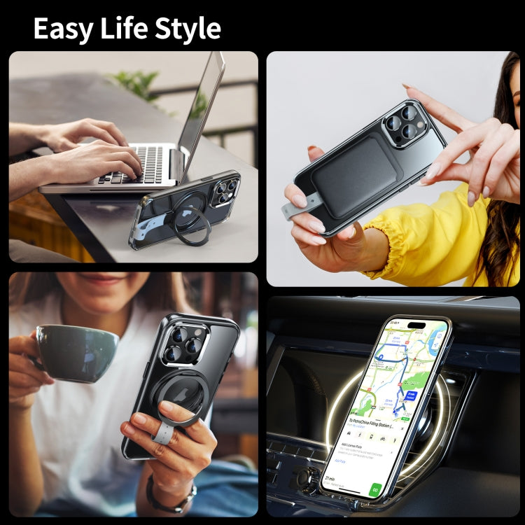 Holder Hand Strap MagSafe Transparent Phone Case, For iPhone 15 Pro Max, For iPhone 15 Pro Apple Accessories enghol4716 iPhone 15 Pro Max - APEXEL INDIA - Mobile Lens - Mobile Camera Lens - Cellphone Accessories - Phone Lens - Smartphone Lens