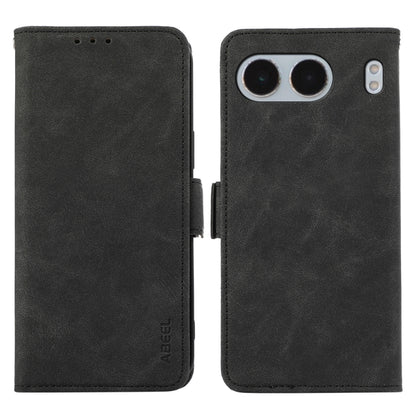 ABEEL Frosted Magnetic RFID Leather Phone Case, For OnePlus 13, For OnePlus Nord 4