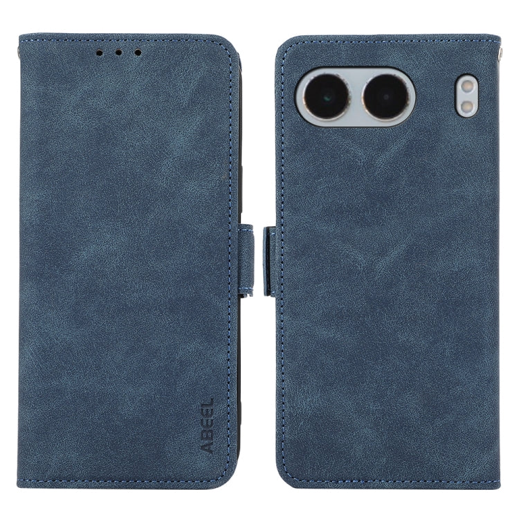 ABEEL Frosted Magnetic RFID Leather Phone Case, For OnePlus 13, For OnePlus Nord 4